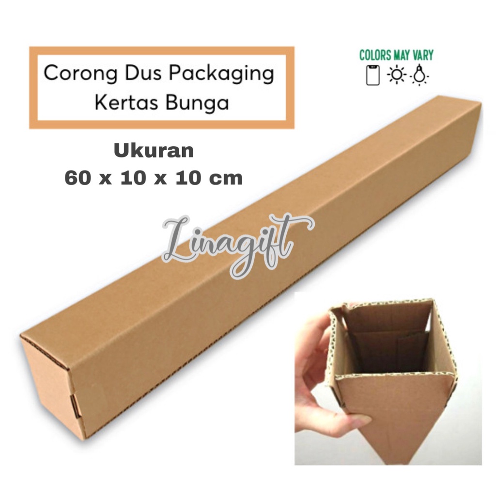 DIJUAL HANYA DUS PANJANG 60 CM - BISA UNTUK PACKING KERTAS KADO / CELLOPHANE / LUKISAN / POSTER