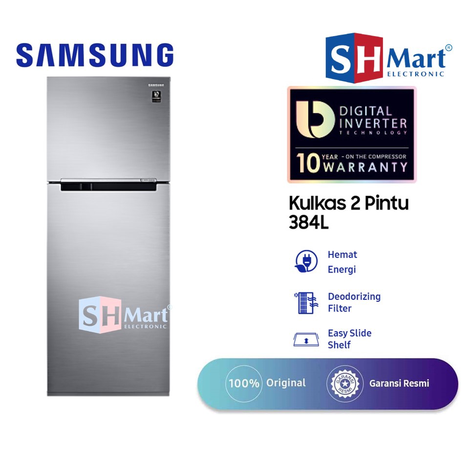 SAMSUNG KULKAS 2 PINTU RT38K503JS8 / RT38K ALL AROUND COOLING 397L (MEDAN)