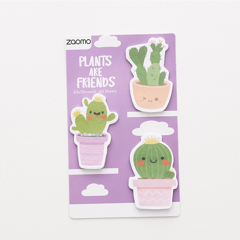 Post It Memo Cactus Lucu Notepad Memo