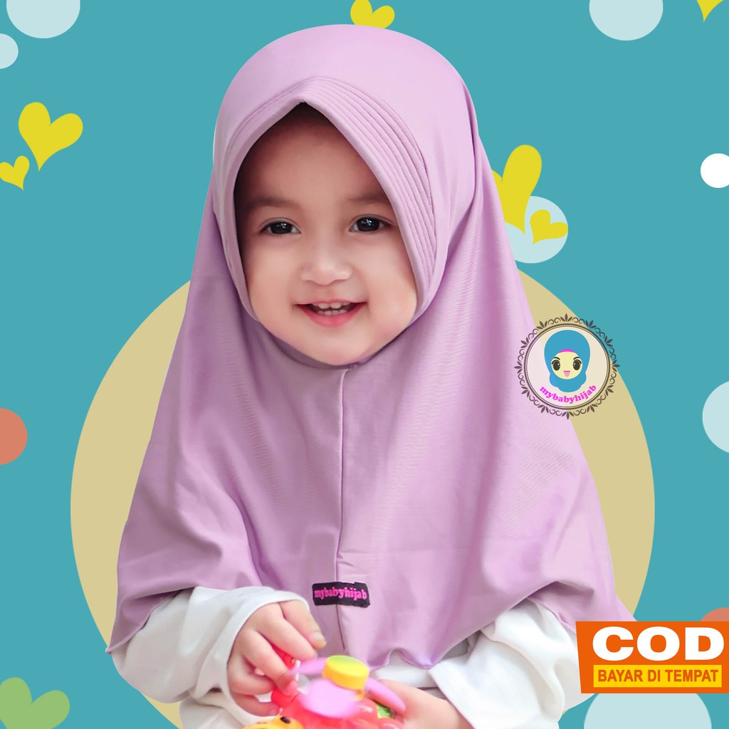 COD Kerudung Hijab Jilbab Bayi Perempuan Anak Baru Lahir ...