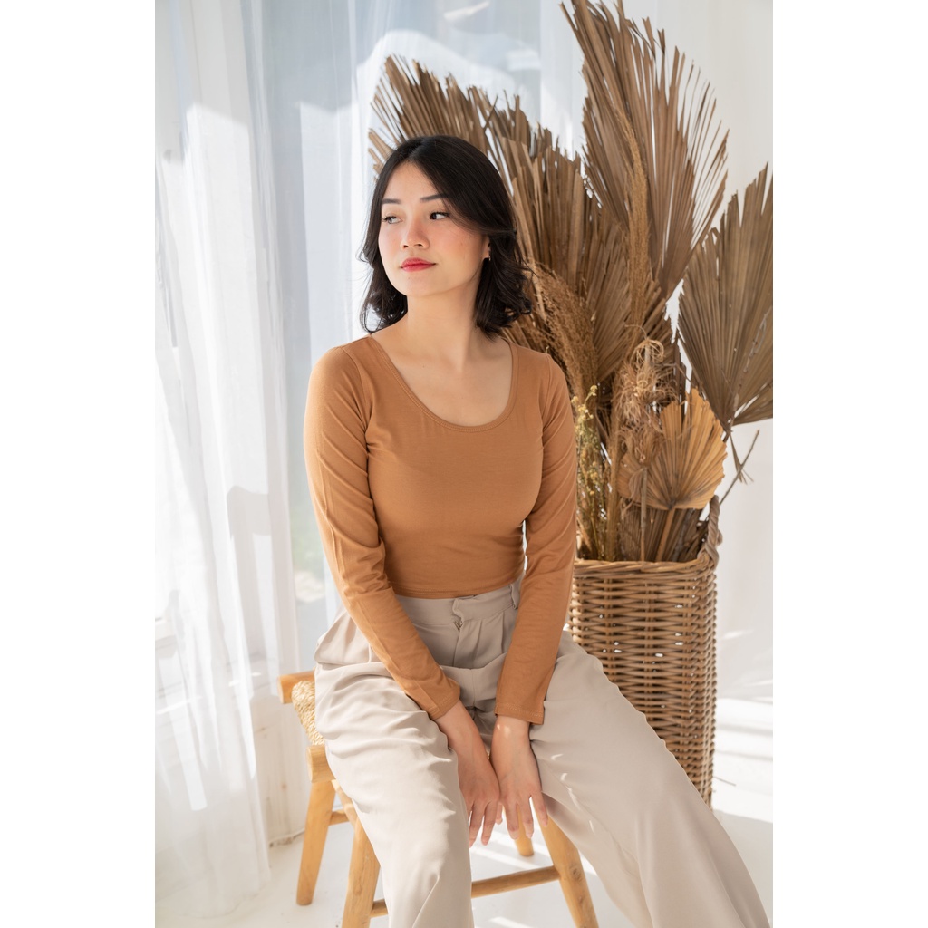 (COD) OH Fashion Lady Crop Top / Atasan Wanita #0481