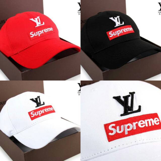 New Stock 
Topi Supreme X Louis Vuitton #1081
