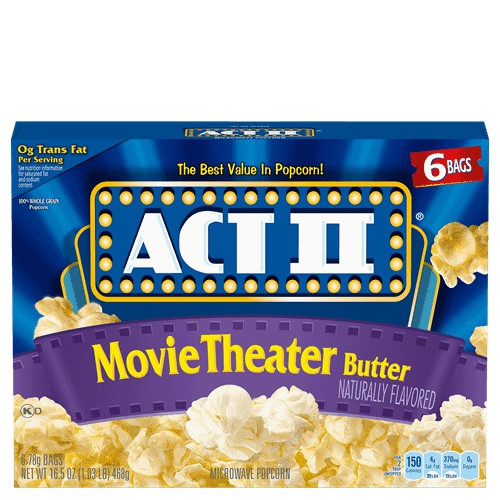 Ori Usa Act Ii Microwave Popcorn 78g No Box Shopee Indonesia