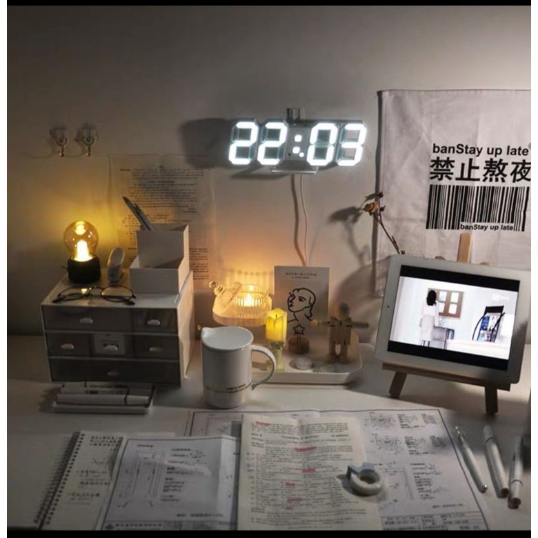 Jam dinding digital led