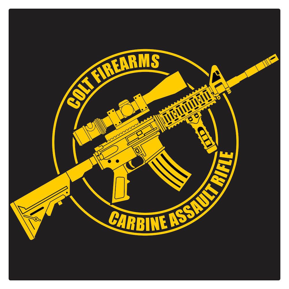 Colt M4 Carbine series 3 Cutting Sticker
