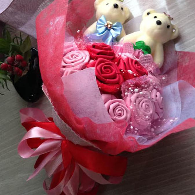 

Ready Oke Buket Bunga Valentine/Kado Ulangtahun/Kado Anniversary 12