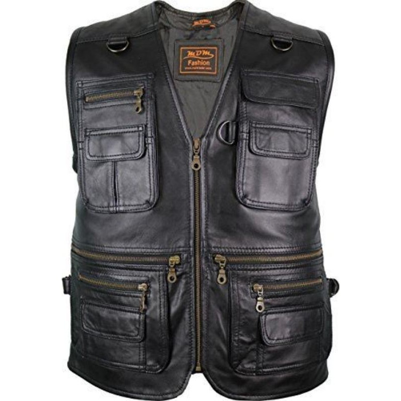 jaket rompi garut pria asli kulit premium