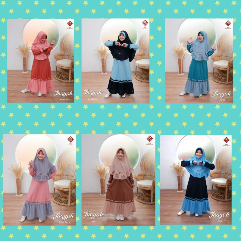 TERBARU  GAMIS ANV INAYAH SERIES KIDS