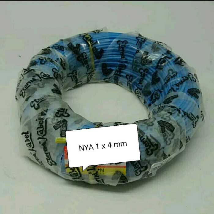 Kabel Listrik Eterna NYA 1 x 4 mm/ NYA 4 mm Harga 1 Rol