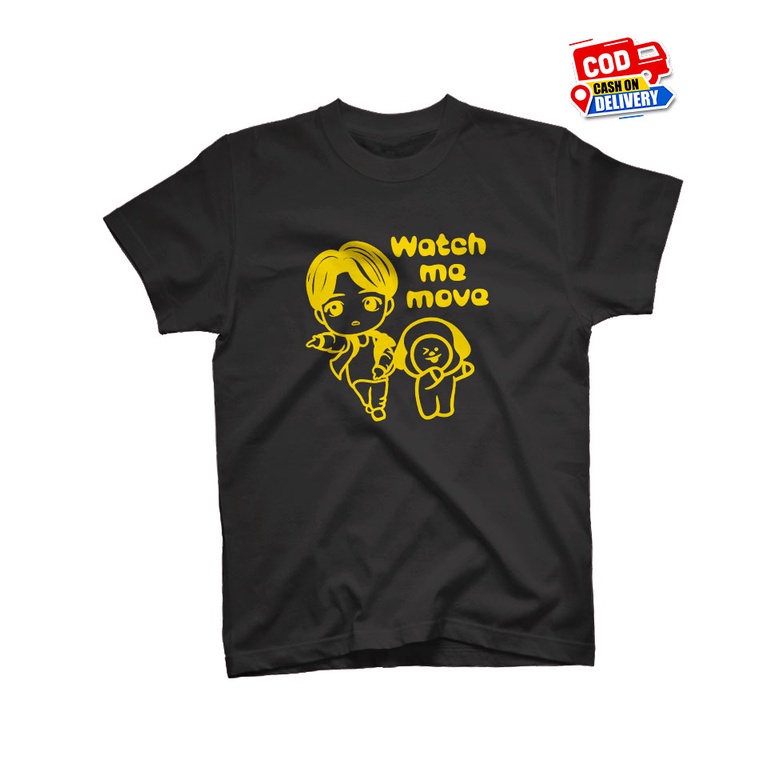 Kaos Anak dan Dewasa Bts x BT21 (Jimin & Chimmy)