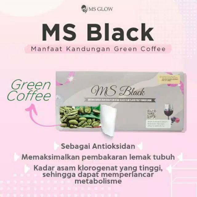 MS BLACK MSGLOW MINUMAN DIET BUAH PLUM