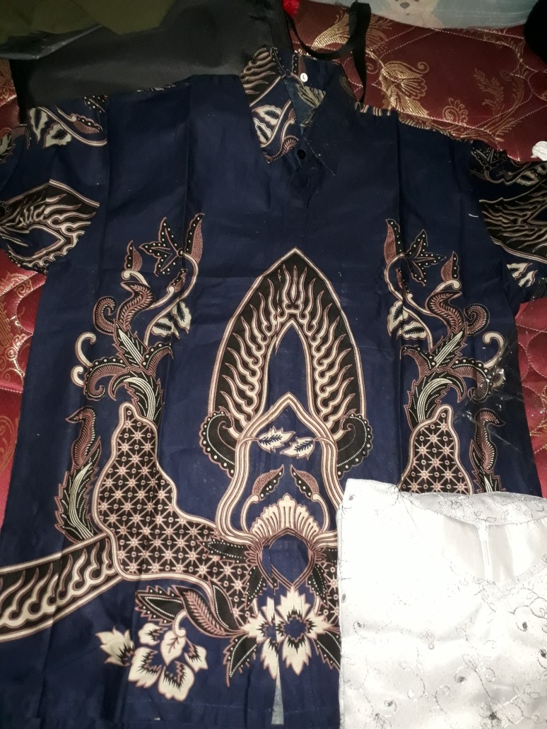 Maura Couple Jumbo Standar Batik Kebaya Brokat Rns Couple Mika Brown