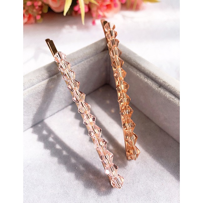 LRC Jepit Rambut Fashion Alloy Resin Bow Hairpin F5972X