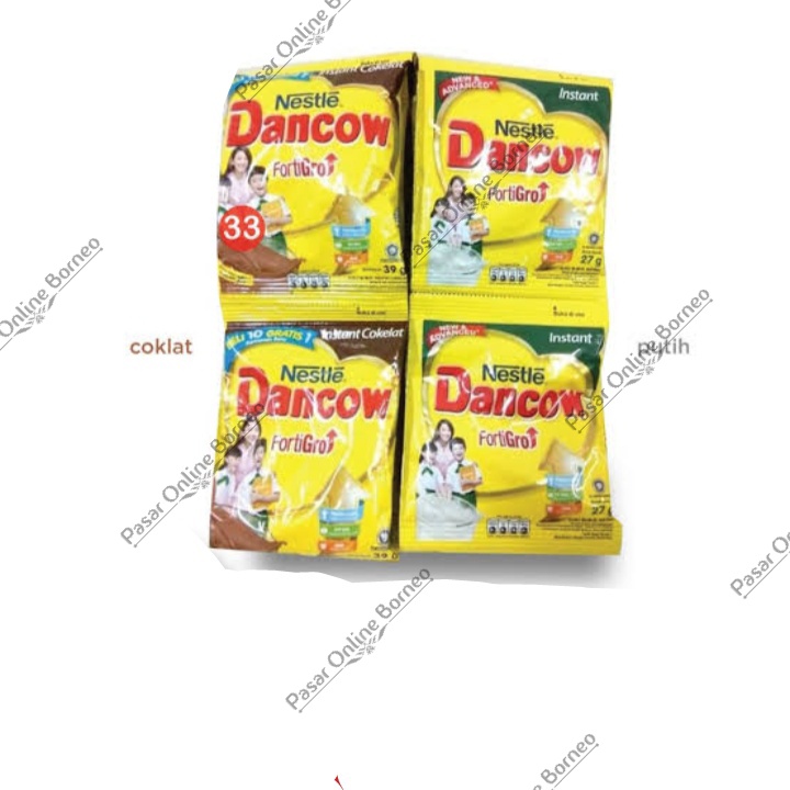 

Susu Dancow Fortigro Bubuk Sachet Vanila Coklat