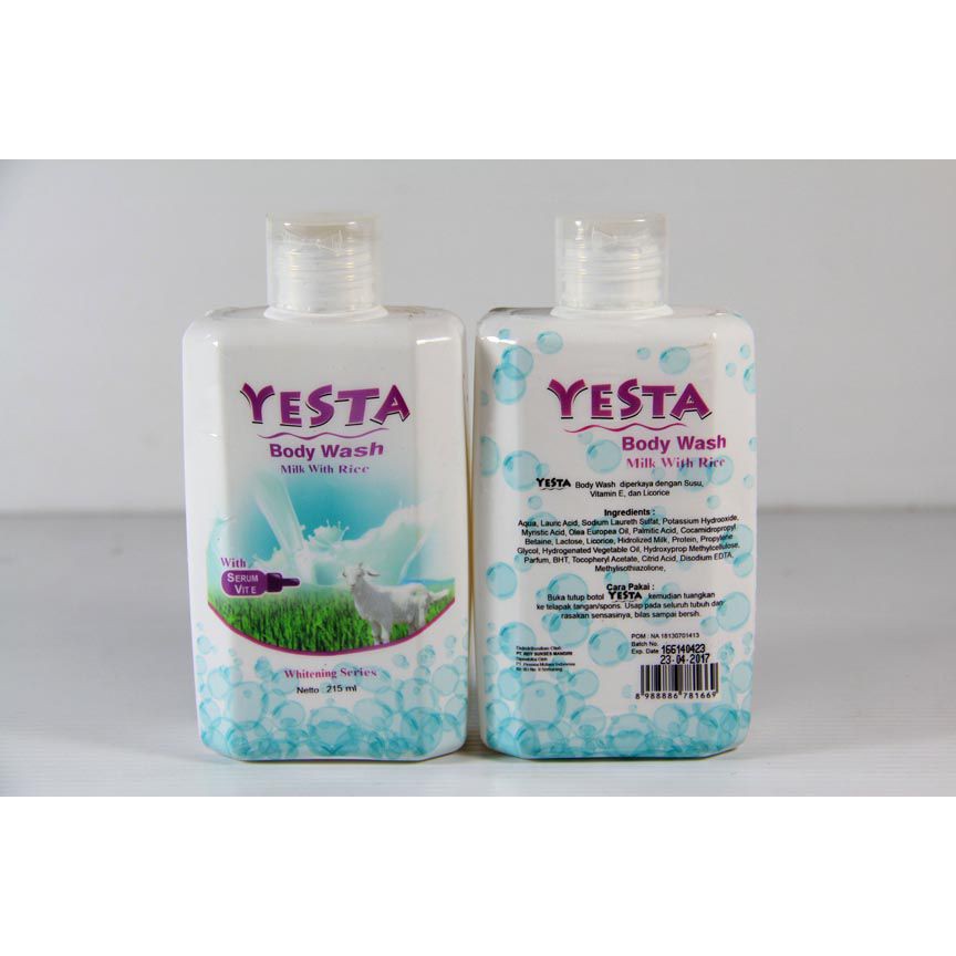 Yesta Body Wash Milk with Rice