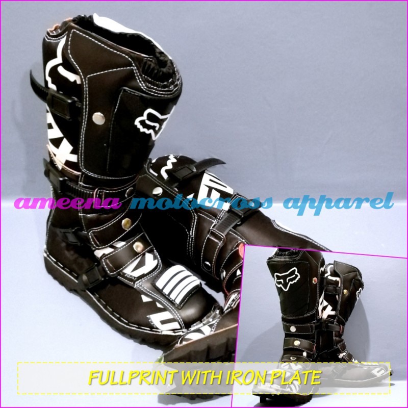 Sepatu Cross Fullprint Besi - Sepatu Trail Motocross - Sepatu MX Adventure - 009