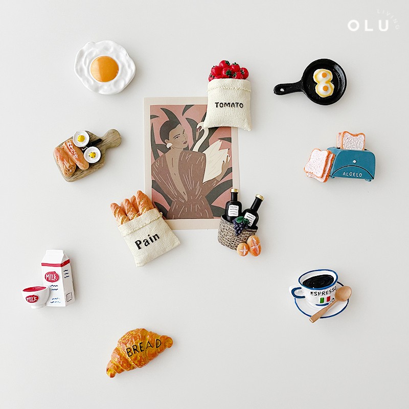 Hiasan Kulkas - magnet kulkas, imut, lucu aesthetic, penghias kulkas