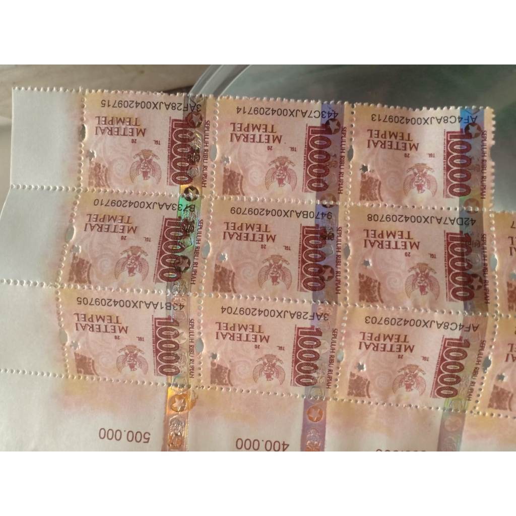 

MATERAI 10.000 GROSIR ECERAN