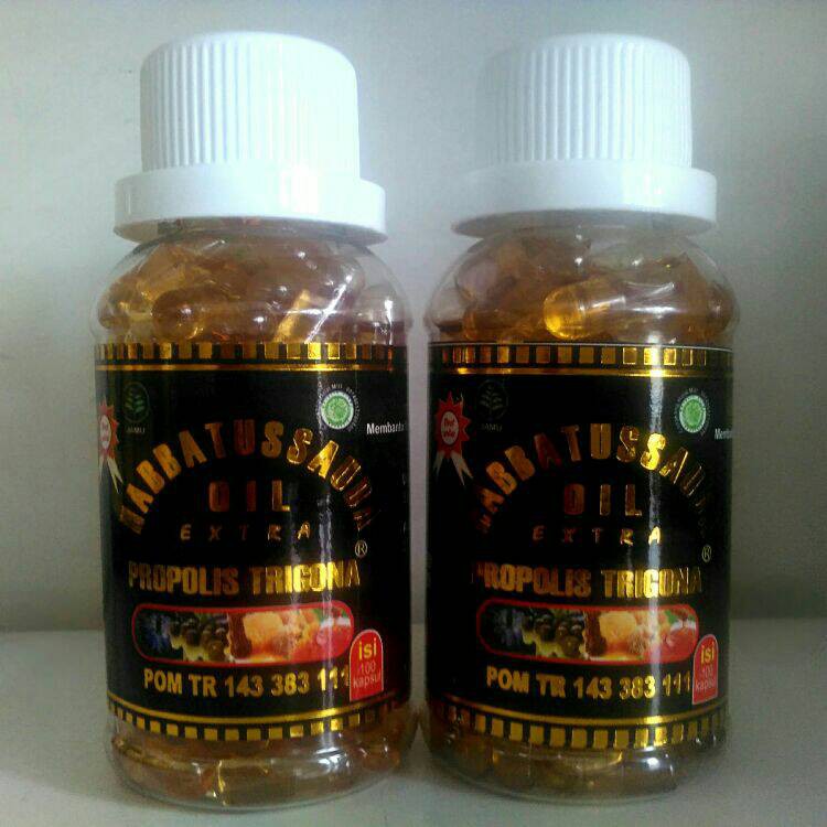 HABBATUSSAUDA OIL EXTRA PROPOLIS TRIGONA 100 KAPSUL POM TR