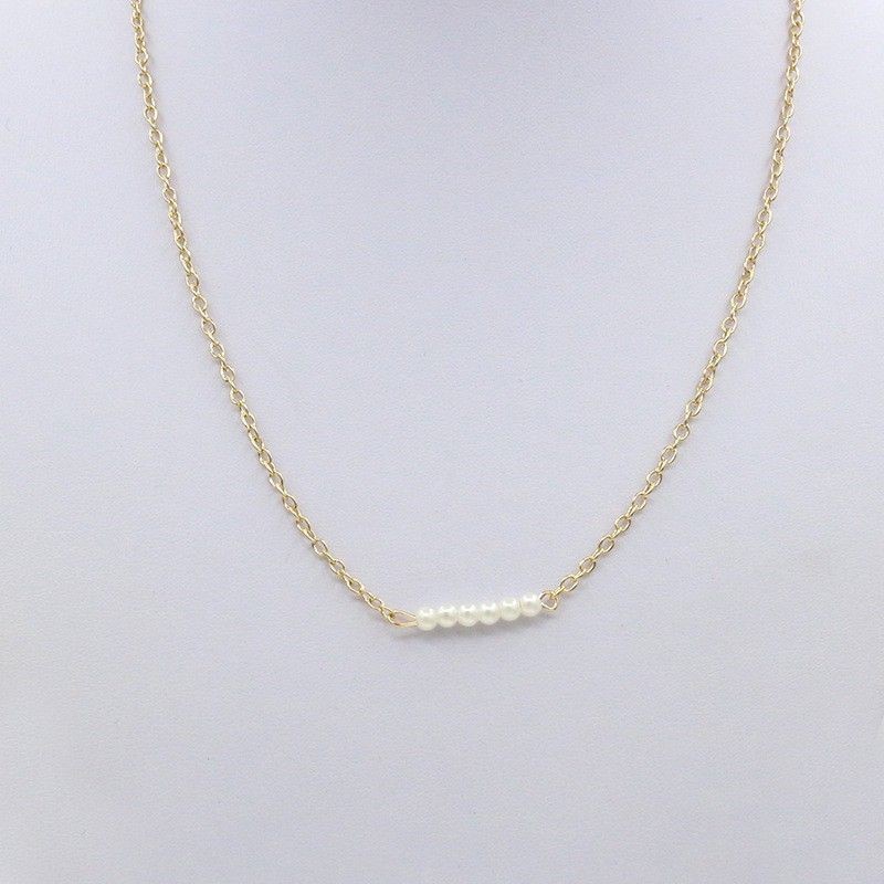 Kalung Korea Klavikula Liontin Mutiara Pearl Korean Necklace