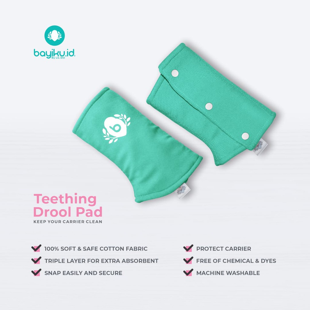 Teething Drool Pad Activa Untuk Gendongan Bayi Bayiku id