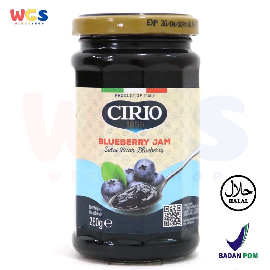

Selai Cirio Blueberry Jam 280 gr