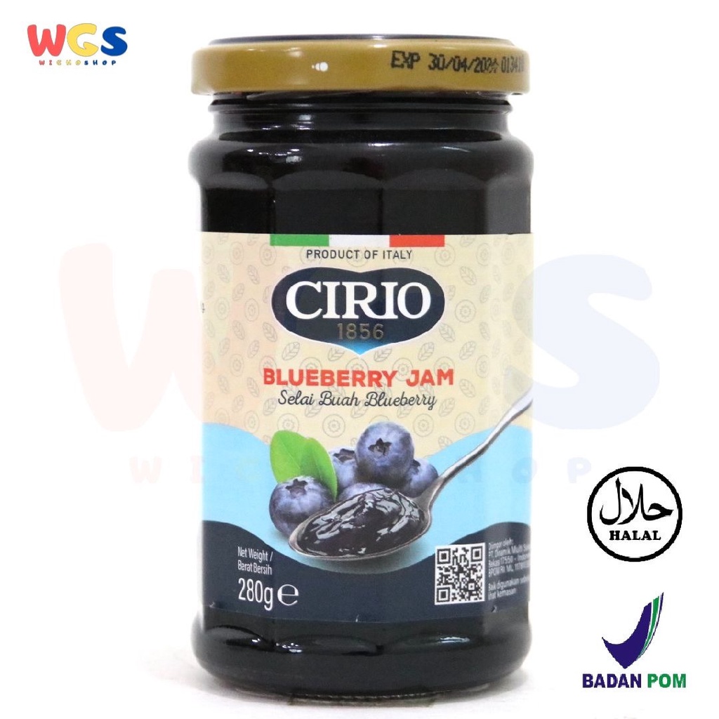 Selai Cirio Blueberry Jam 280 gr