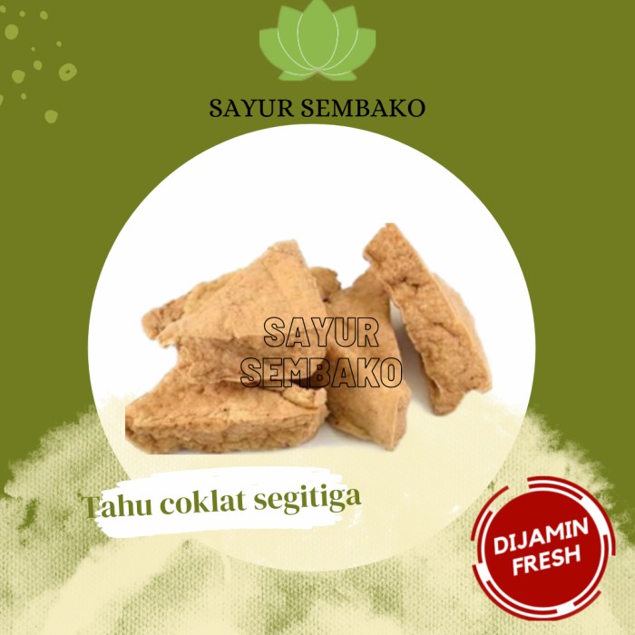 

Tahu Coklat Segitiga (10pcs)