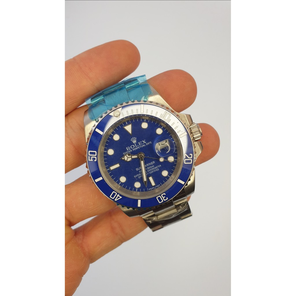Jam Tangan Rolex GMT Masker II Ceramic No Box VIP Clone Mirror - Biru