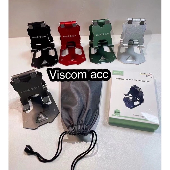 Holder Stand Meja HP / Tablet Aluminium lipat || Holder Dudukan Meja