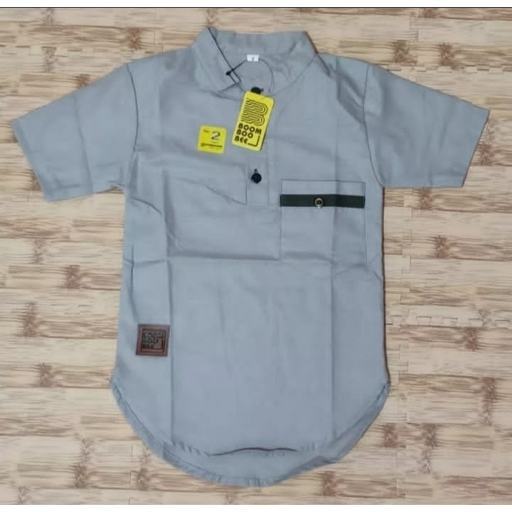Kemeja Anak Laki-Laki Kemeja Distro Umur 1-12 Tahun Bahan Mat Cutton Warna polos Baju Kemeja Anak La