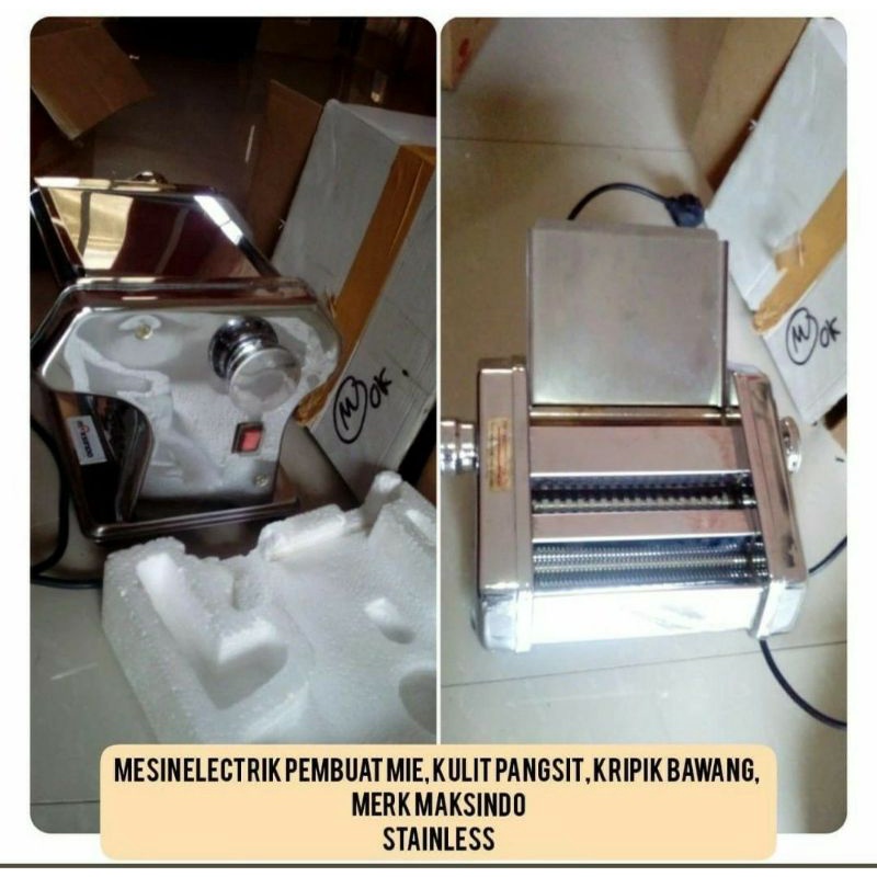 Mesin pembuat mie elektrik / alat pembuat mie maksindo