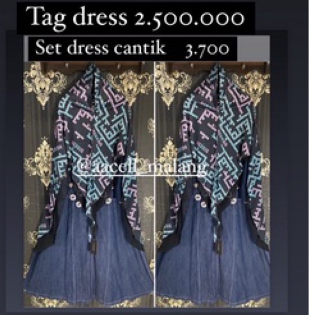 Sisesa Dress Sisesa denim set berkha vol 7 Super Ringan By Sisesa Clothing