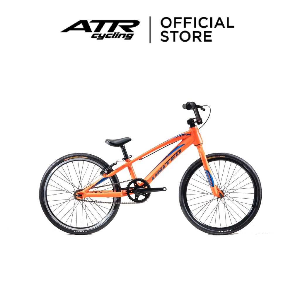 United Sepeda BMX 20-01Sp U Ryker Micro (9) Or-Bl-Bl