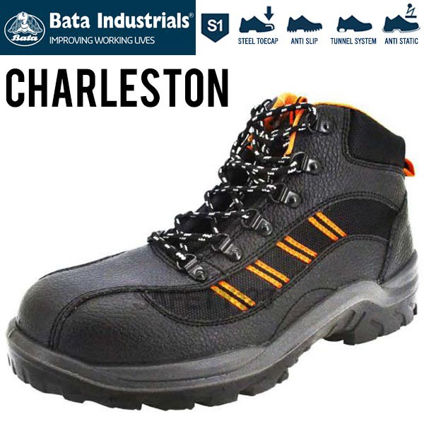 Bata Charleston Sepatu Safety Shoes Industrials Sporty