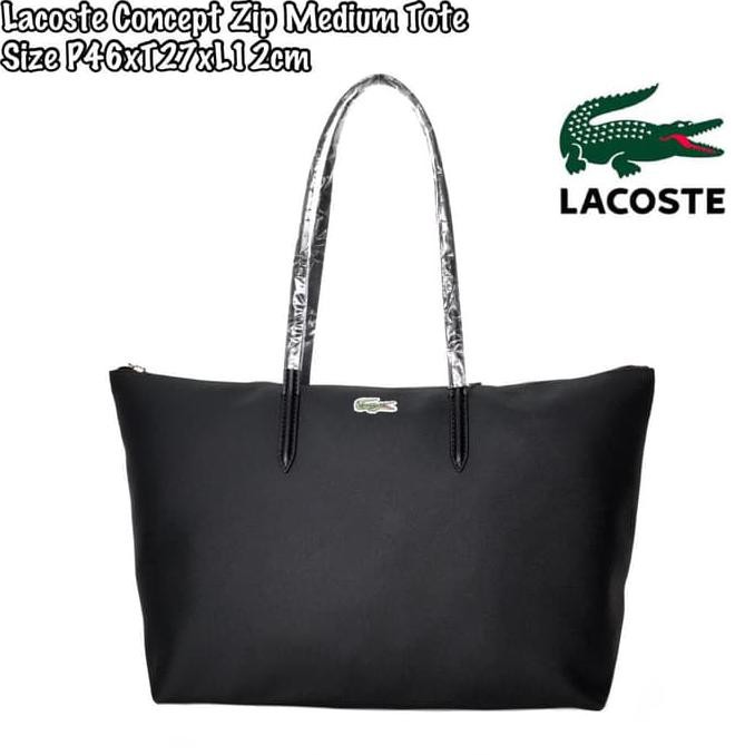 JUAL TAS LACOSTE TOTE BAG WANITA GRADE ORI