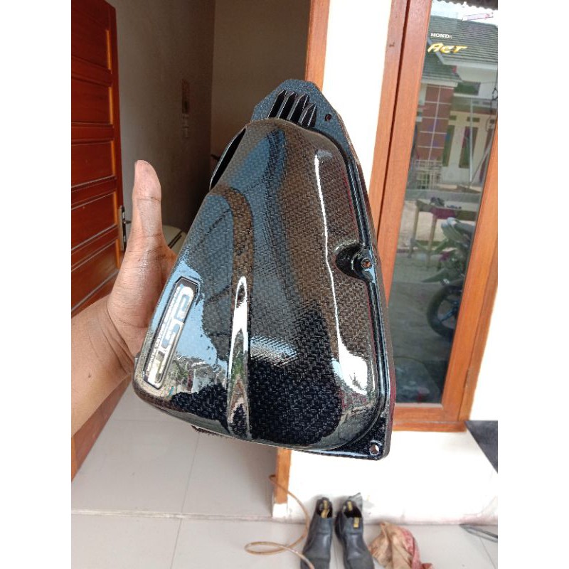 TUTUP FILTER BEAT ESP SCOOPY ESP DLL. KARBON WTP