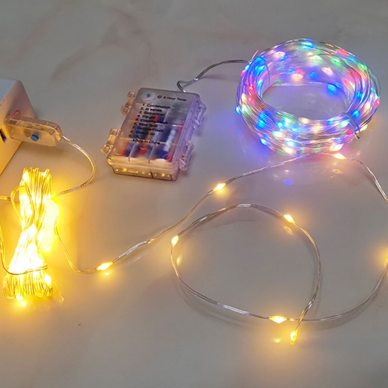 Ins populer LED string lights/lampu dekorasi kamar anak-anak/lampu dekorasi Natal-Won