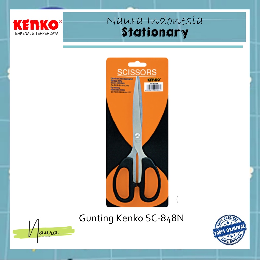 

Gunting Kenko | Gunting Kenko SC-848N | KENKO SCISSOR SC-848N BESAR