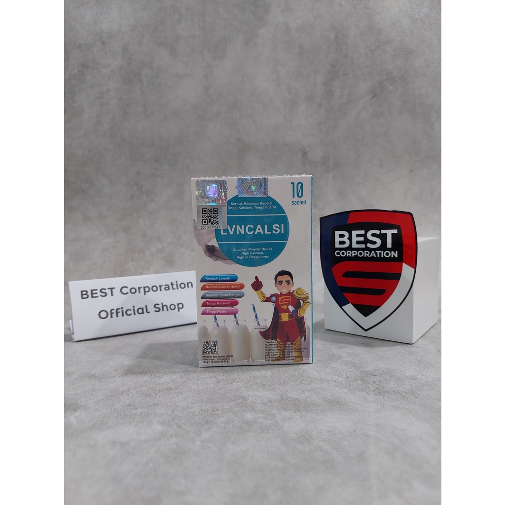 LVN CALCI//MINUMAN SUSU KEDELAI//100% ORIGINAL//PRODUK ASLI PT.BEST//MINUMAN DAYA TAHAN TUBUH