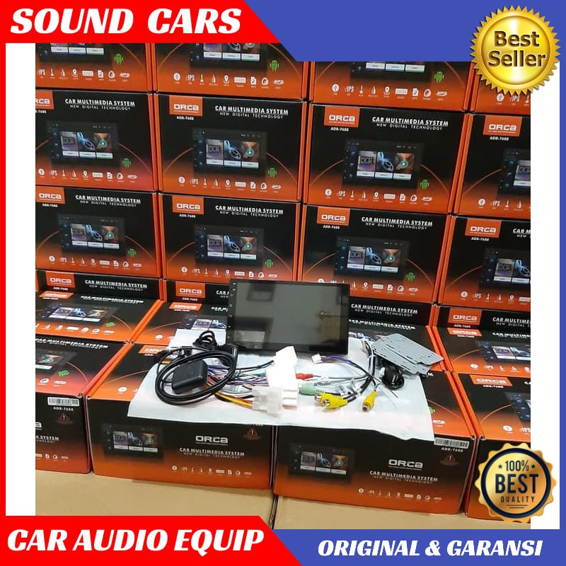 Double din Android ORCA Best Quality Garansi Original