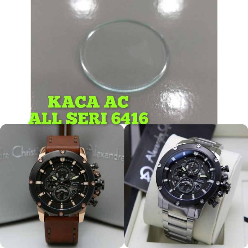 Kaca jam tangan Alexandre christie 6416