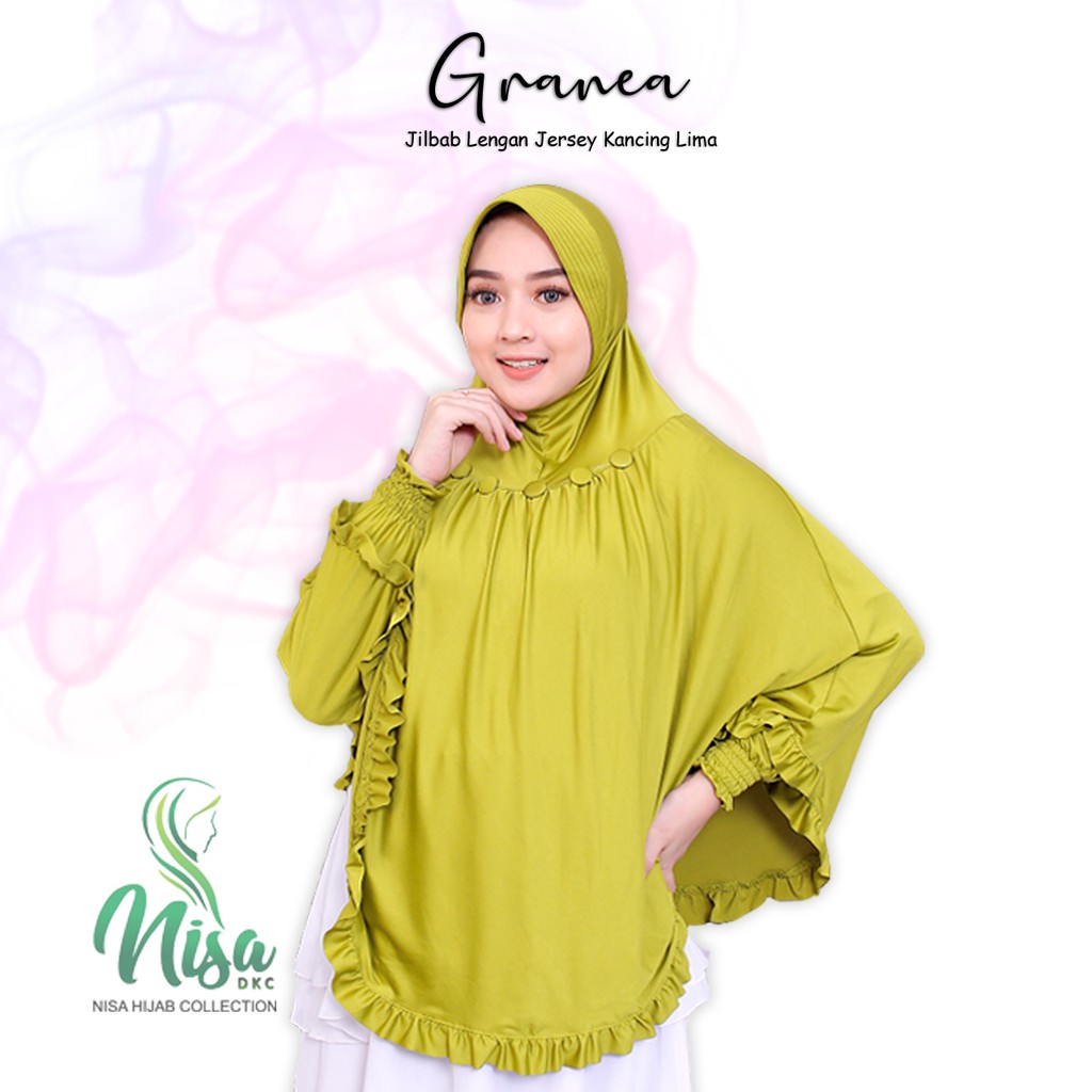Jilbab Lengan Kancing 5 Granea Hijab Tangan Jersey