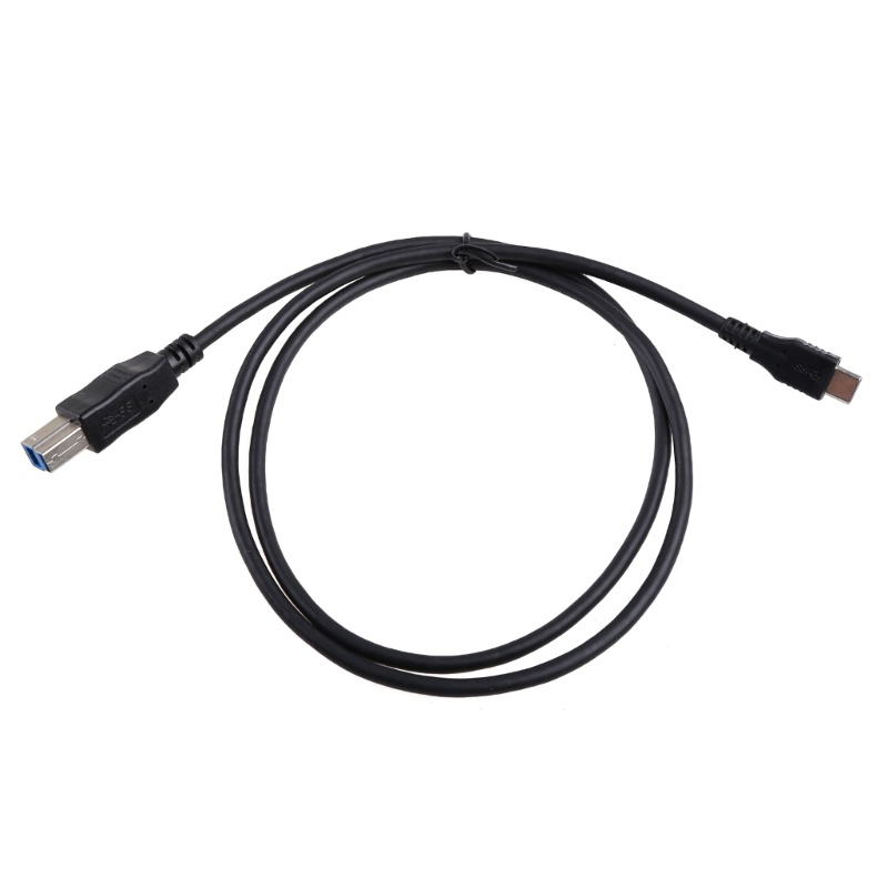 Btsg Kabel Printer USB Type-C Tipe C Ke USB-B 3.0 5Gb Kabel Kecepatan Cepat Untuk MacBooks Komputer PC Laptop Scanner USB Printe