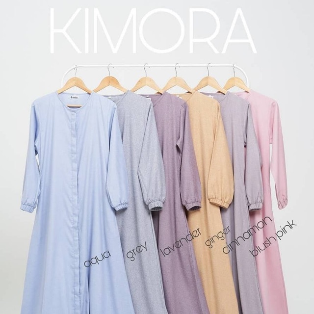 Gamis Kimora Dress Urfimutiyaro. Gamis polos casual