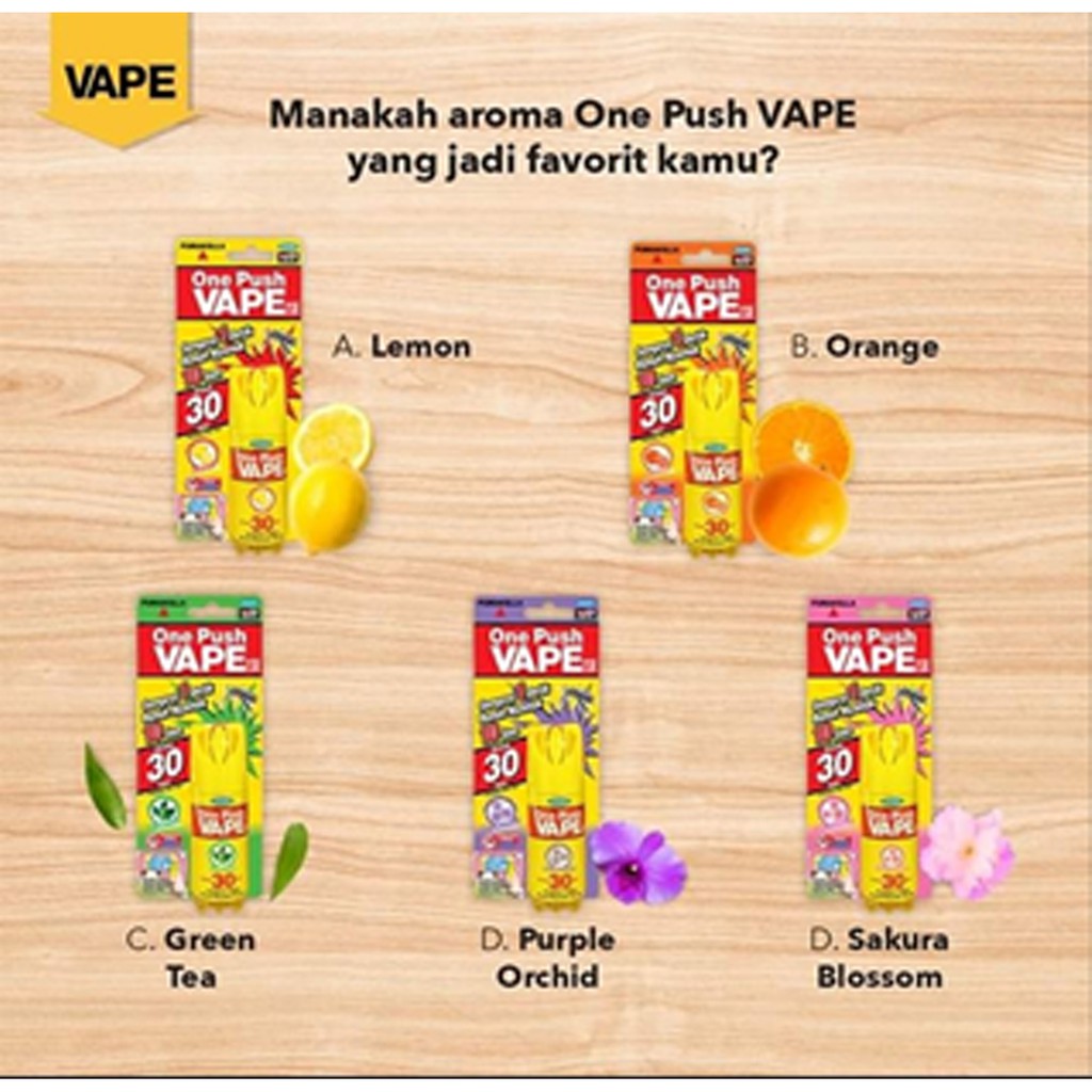 Vape One Push 30/60/90 Hari (khusus Gojek Surabaya)