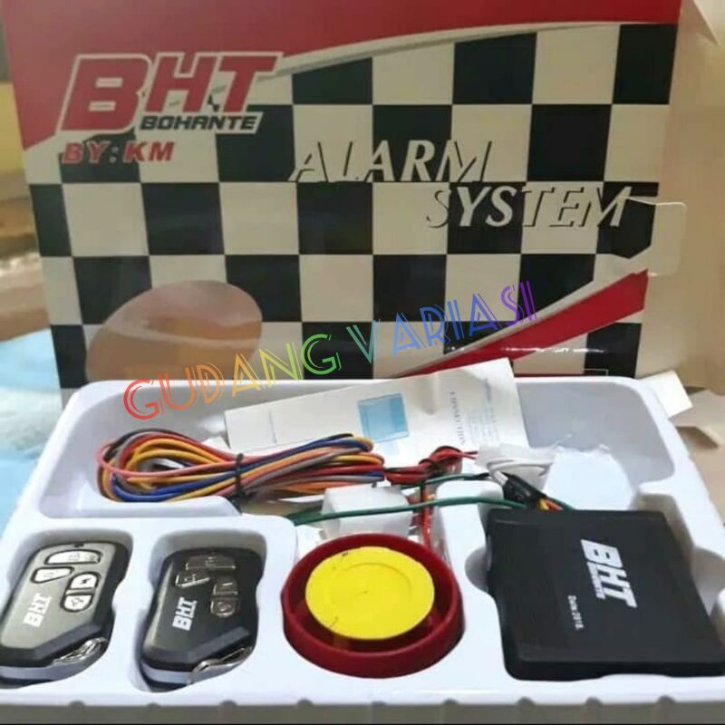 REMOT ALARM STARTER KUNCI MOTOR ANTI MALING TSS MODEL CR 7 HD PANOM REMOT STARTER KEYLESS