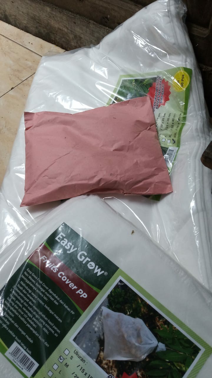 Brongsong Buah M (20 X 25) Cm Fruit Cover Pembungkus Buah Easy Grow Murah