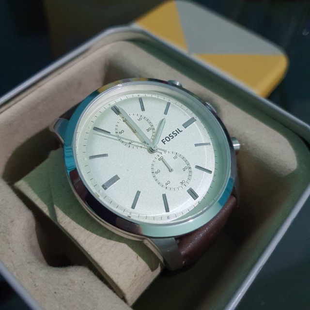ORIGINAL FOSSIL WATCH (Brown White)