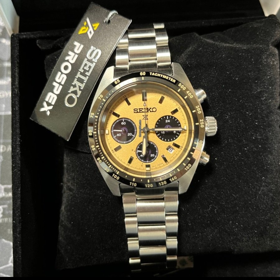 SEIKO PROSPEX SSC817P1 SSC817 SOLAR CHRONOGRAPH SPEED MASTER ORIGINAL